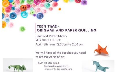 Teen Time – Origami and Paper Quilling