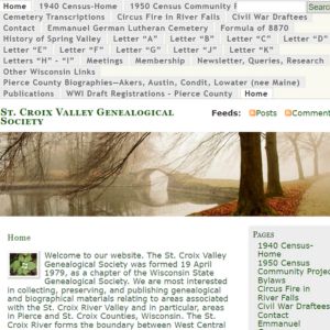 St. Croix Valley Genealogical Society