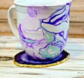 Marbled Mugs Craft